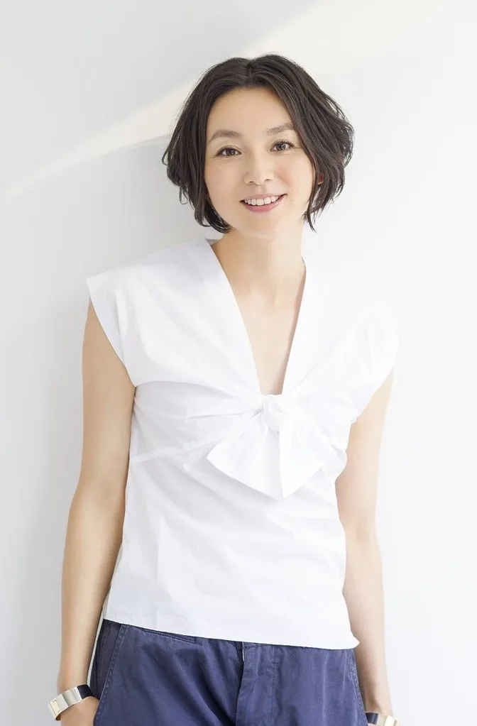 Portrait of Japanese actress Manami Honjou