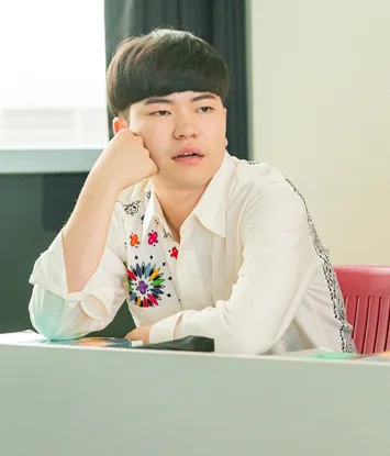 Portrait of South Korean actor Kim Eun-Soo