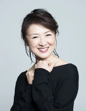 Portrait of Japanese actress Mariko Akama