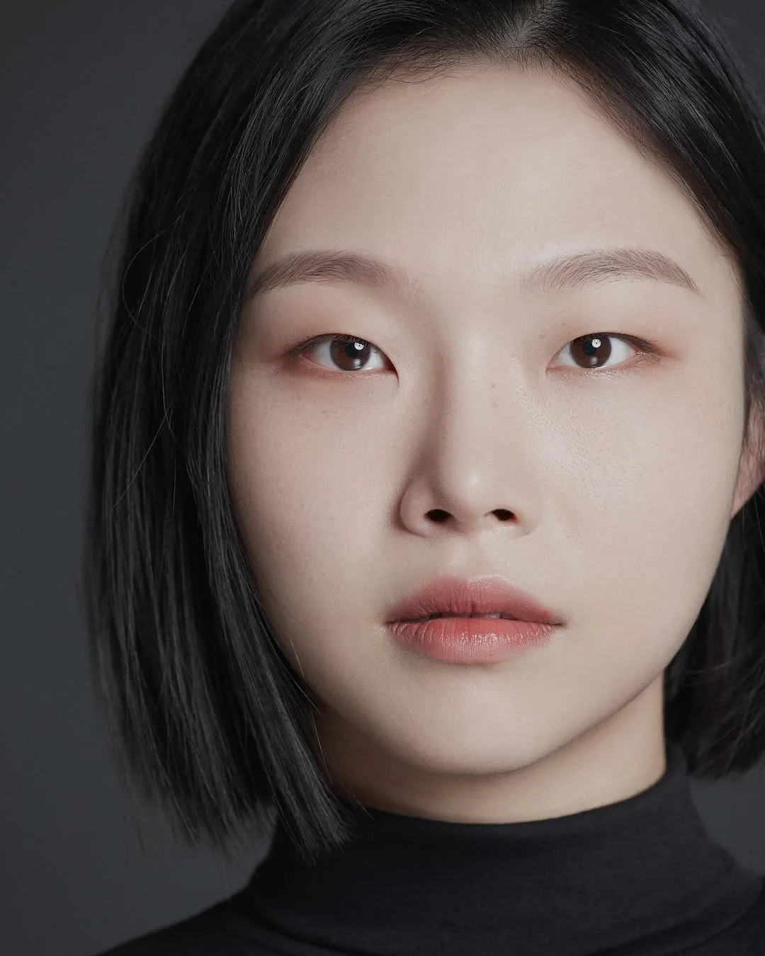 Portrait of South Korean actress Ha Ju-Ae