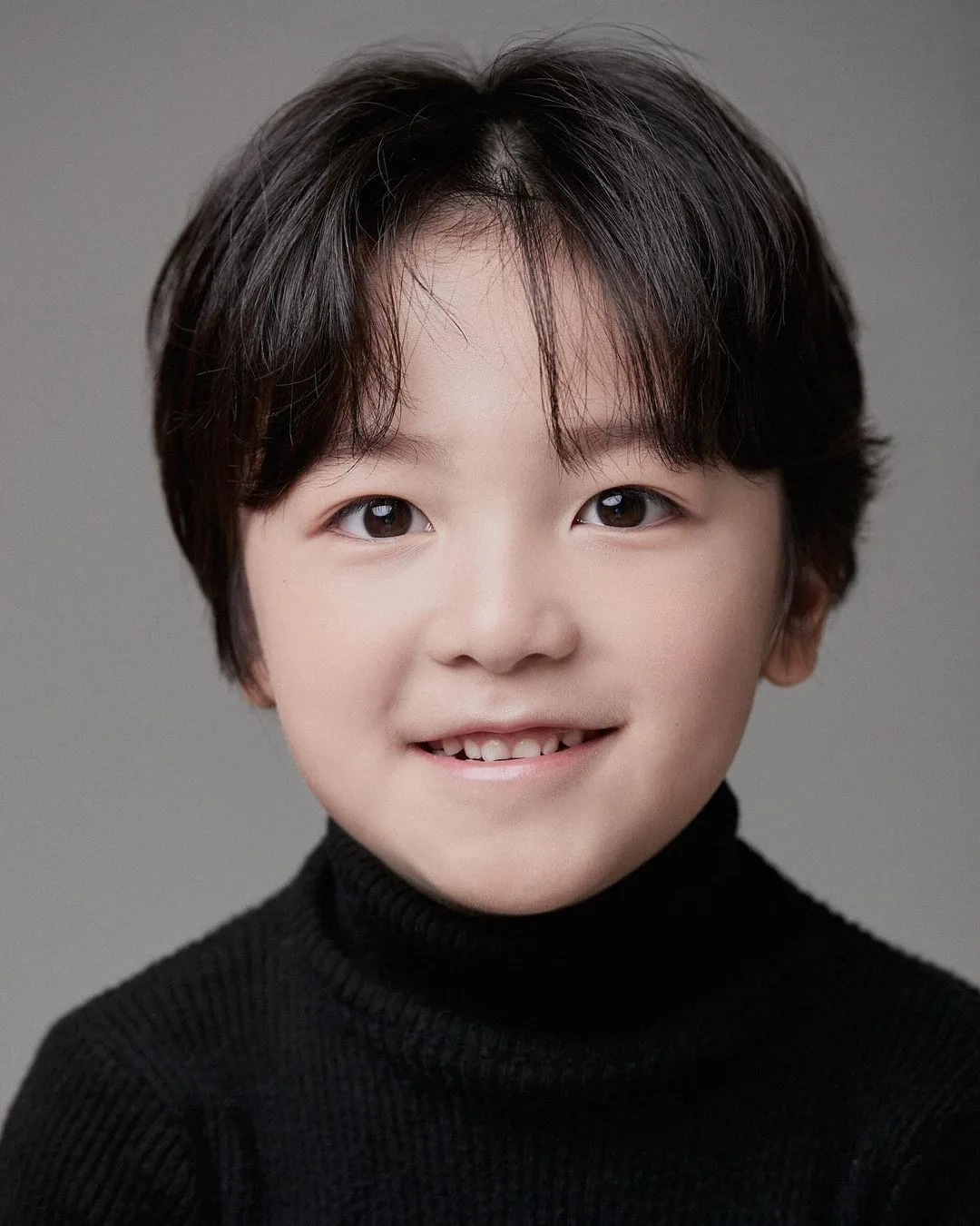 Portrait of South Korean child actor Jo Dan