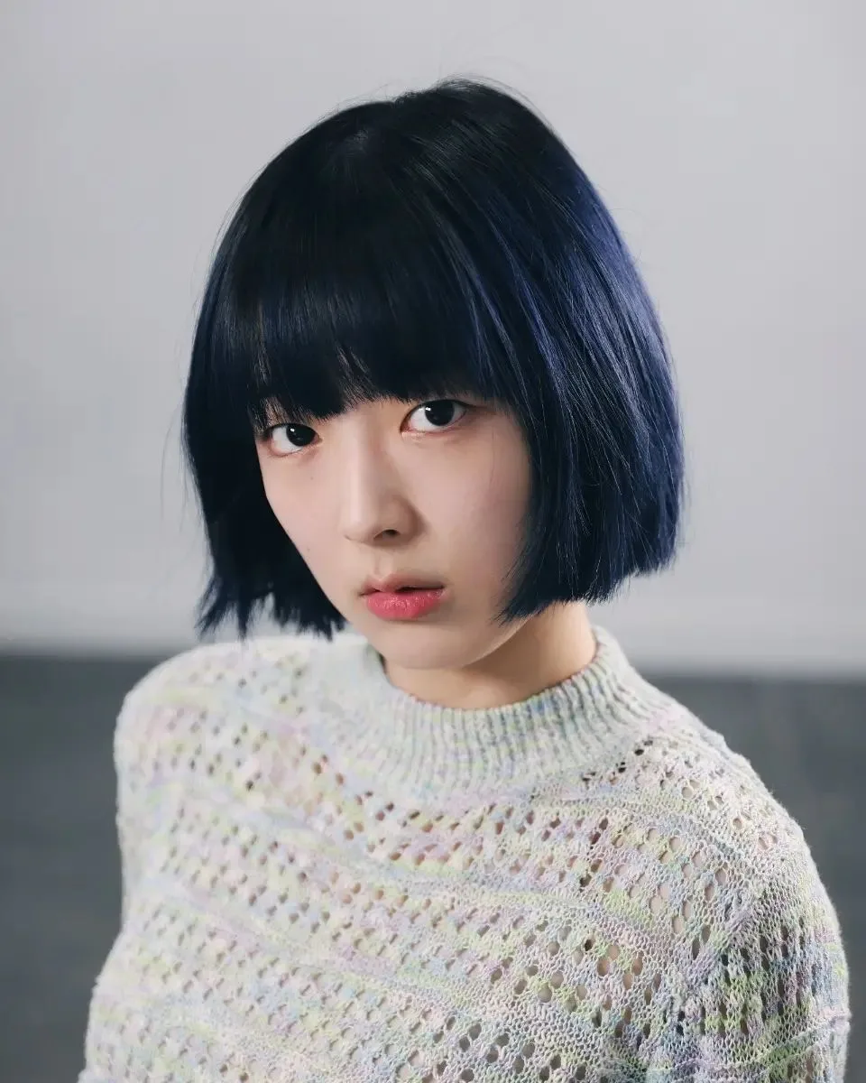 Portrait of South Korean actress Ahn Hyun-Ho