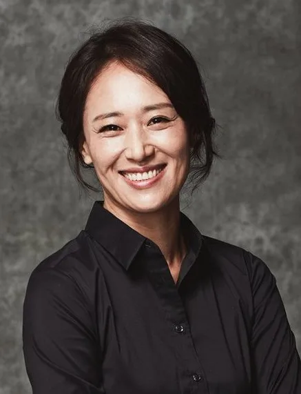 Portrait of South Korean actress Woo Mi-Hwa