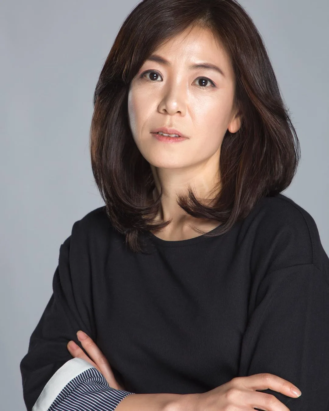 Portrait of South Korean actress Byun Yoon-Jeong
