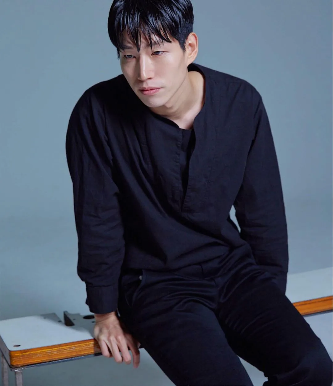 Portrait of South Korean actor Kim Jae-Ho
