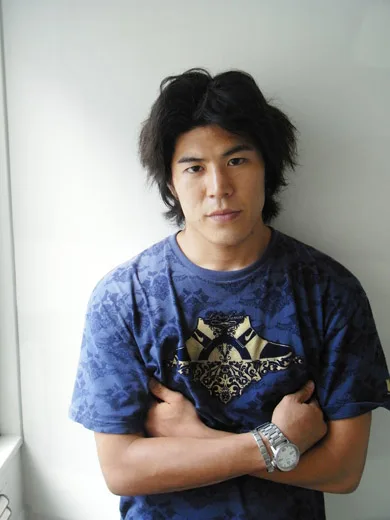 Portrait of Japanese actor Shunya Itabashi