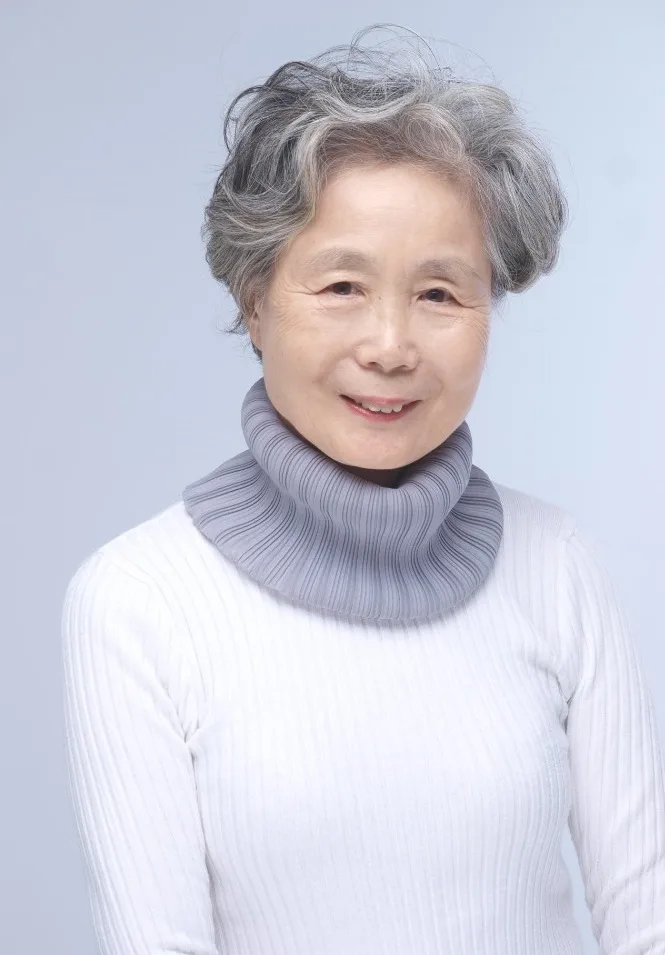 Portrait of South Korean actress Kim Bong-Hee