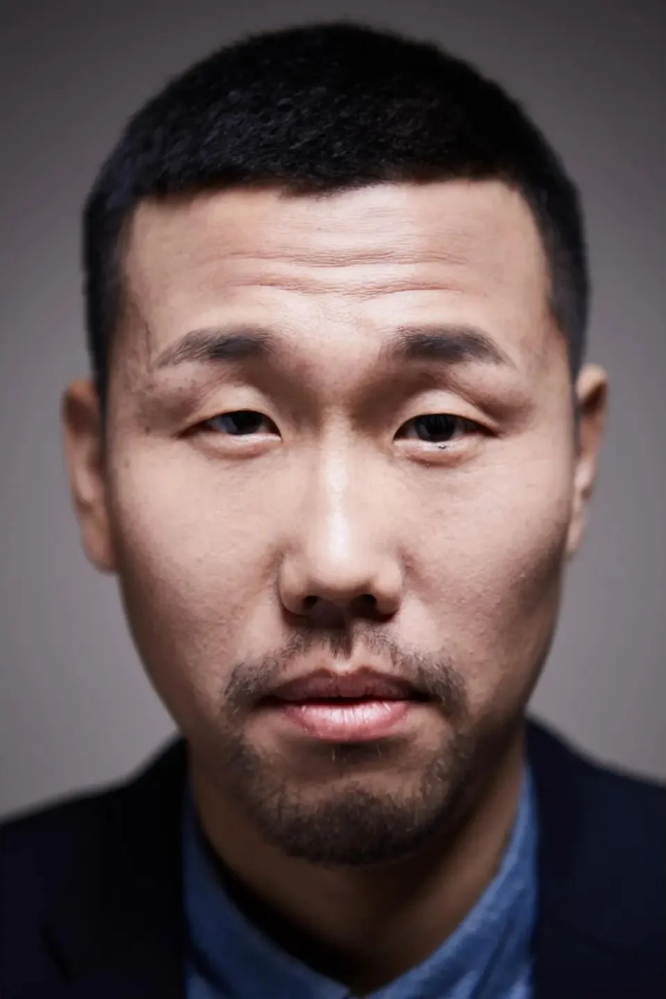 Portrait of South Korean actor Woo Sang-Ki