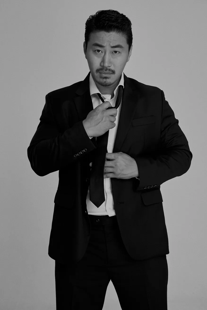 Portrait of South Korean actor Woo Kang-Min